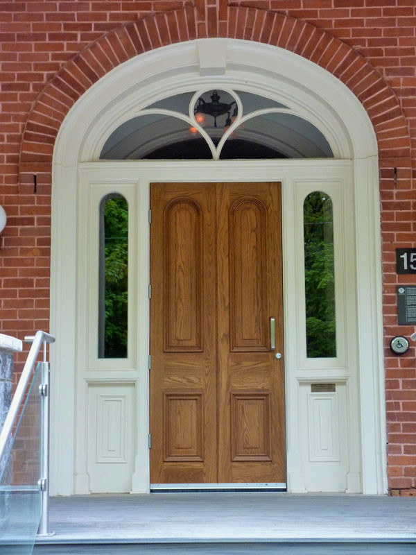 Ottawa University Alumni House, Door and surround restoration, detail