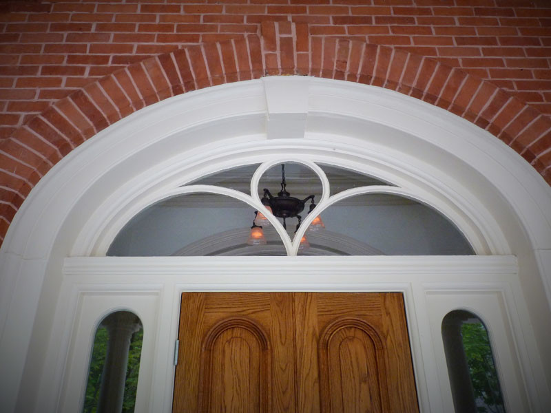 Ottawa University Alumni House, Door window surround restoration, detail