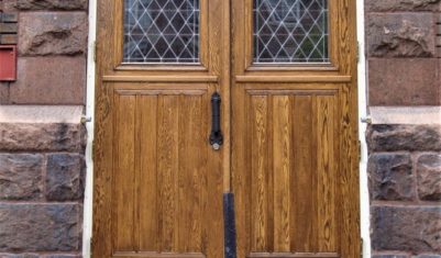 Church door restoration